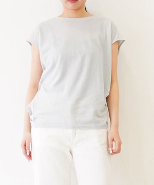   〈大草直子さんアドバイザー〉 【洗える/天然素材】ロイヤルベビーアルパカ×タンギスコットン鹿の子フレンチT