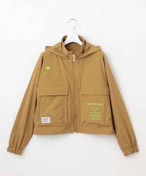  【撥水加工/軽量/ストレッチ】【WOMEN】ビッグポケット ブルゾン