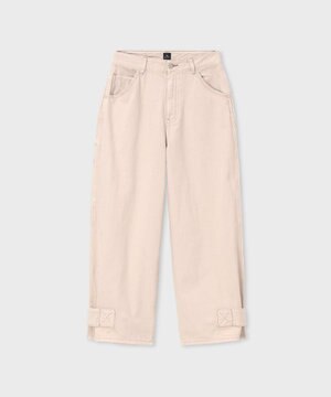  コントラストステッチ カーペンターパンツ