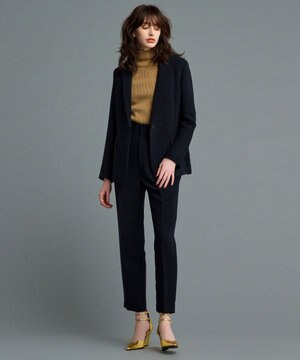 【防しわ・洗濯機洗い可】ウォッシャブルダブルクロス テーパードパンツ(uncrave STANDARD)