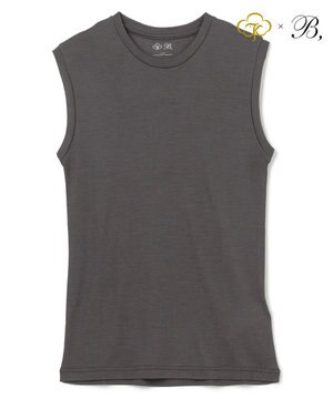  Washable Silk / Sleeveless T スリーブレスTシャツ