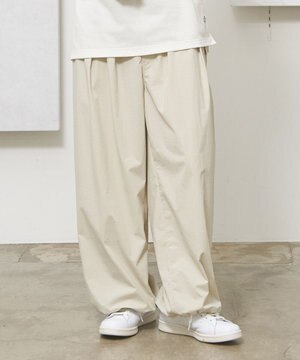  【UNISEX】ナイロンタスランドライストレッチワッシャー イージーパンツ