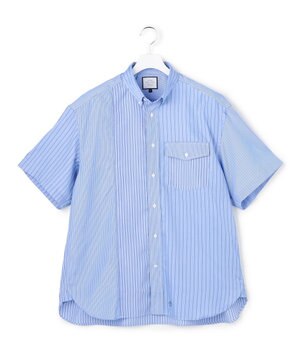  【UNISEX】クレイジーパターン ストライプシャツ