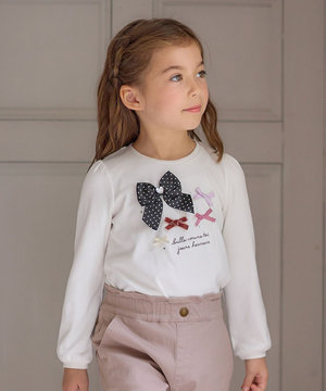 リボンモチーフ Tシャツ