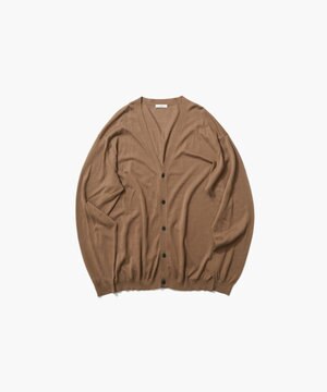  NUBUCK SILK COTTON | オーバーサイズカーディガン - UNISEX