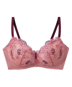 ノンワイヤーブラ 谷間をメイク 脇高設計 A~Gカップまで対応 大きいサイズ 【BRAGENIC ブラジェニック 脇高細見えタイプ】 ブラジャー ブラ BMI353 アンフィ/ワコール