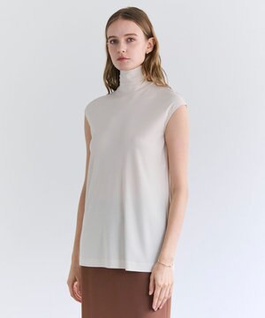  MELLE / ハイストレッチ ハイネックカットソー