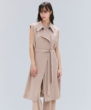  FLEUR / ラップデザインロングジレ