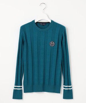  【WOMEN】【WEB&一部店舗限定】ワイドリブ カラーニット