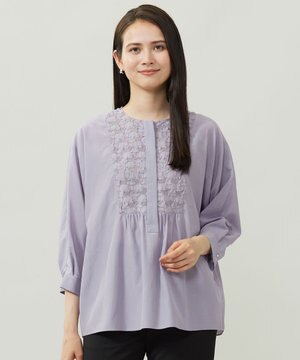  シアージオメトリックジャカードプルオーバー ブラウス