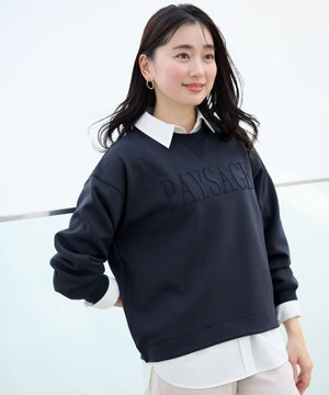 ダンボールエンブロイダリープルオーバー