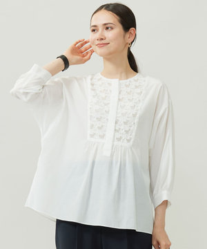 シアージオメトリックジャカードプルオーバー ブラウス