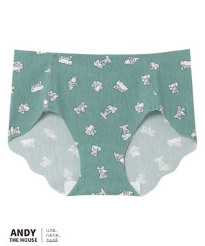  MADE WITH ねずみのANDY【綿混】フラット仕上げショーツ