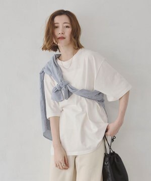  【ユニセックス着用ITEM/SMLサイズ展開】コットンクルーネックT（SS）