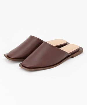 スクエアピース スリッパサンダル