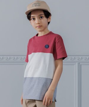 【140-170㎝】トリコロール 半袖Ｔシャツ