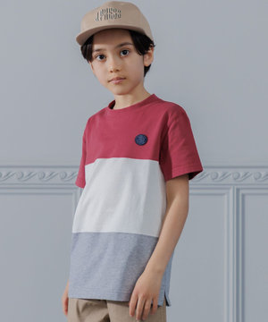 【140-170㎝】トリコロール 半袖Tシャツ