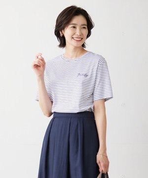 エンブロイダリー ロゴ Tシャツ