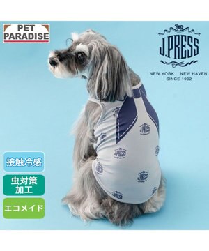  J.PRESS エコメイド 総柄 タンクトップ 小型犬
