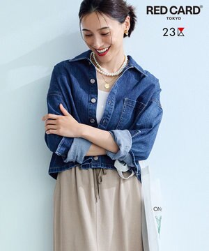 【見上愛さん着用/RED CARD TOKYO×23区】クロップド デニム ジャケット