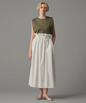  【撥水・接触冷感・UVカット・洗濯機洗い可】マルチファンクションナイロン フレアスカート（uncrave STANDARD）