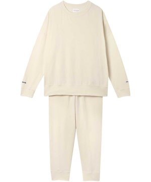  【綿混】あくびのお嬢さんのなめらか裏毛プルオーバー