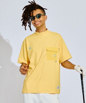  【UV遮蔽率99.5%  UVカット/速乾/ストレッチ】【GOLF OUT掲載】【MEN】ポケットモックT  ゴルフ