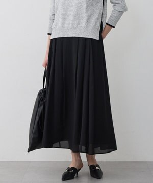  【先行予約】 ハイツイストドライメッシュ フレアスカート