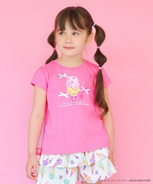  【any FAM×サーティワン アイスクリーム】うしろひらひらTシャツ