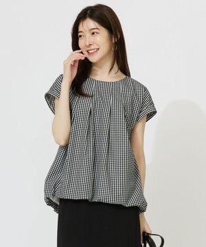 【洗える】バルーン ブラウス
