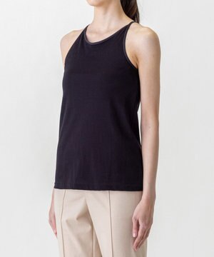 【洗える】ビヨンドツイストジャージ カップ付きキャミソール