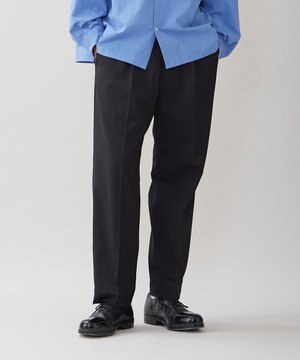  ウールライク ワイドパンツ