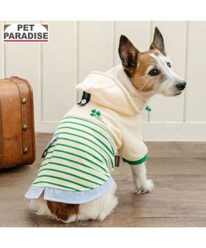  ペットパラダイス 重ね着風 パーカー 小型犬