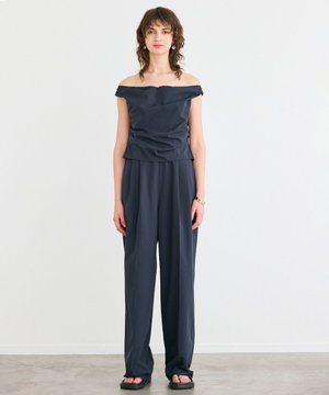 【接触冷感/UVカット/洗える・anan 2451号掲載】YANN / オフショルダーオールインワン