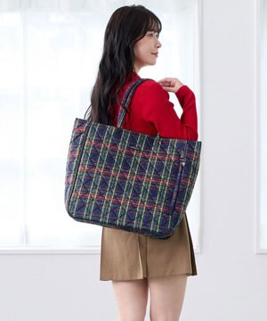  3619【自立・A4収納】EU.ミディアム.チェックキルト-C