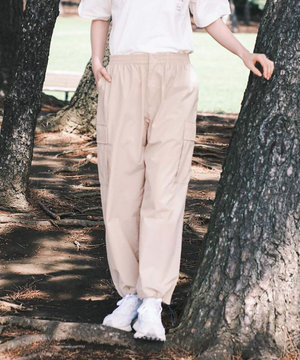 【撥水・UVカット・ストレッチ・軽量 】ナイロンカーゴパンツ(Mサイズ)