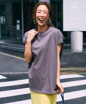 【ONWARD MAG】ボリュームコットン フレンチスリーブ TEE