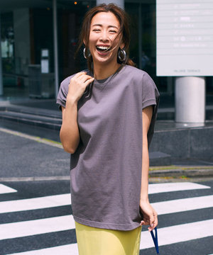 【ONWARD MAG】ボリュームコットン フレンチスリーブ TEE