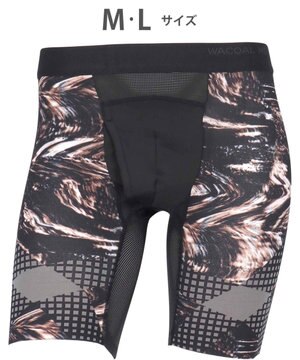  【クロスウォーカー】 はいて歩いて、カロリー消費アップ ムレ軽減設計 ロング丈 前開き WX5014 /ワコールメン