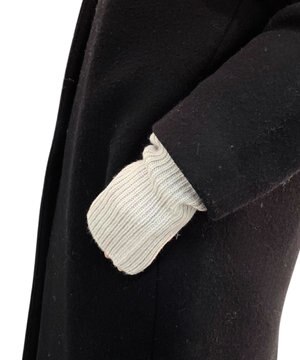  【カシミヤ100%】リブニットアームウォーマー