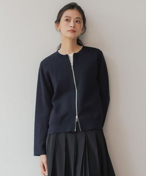  INTERLOCK ニット ブルゾン