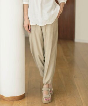  【洗える】Visリネンドビー ベイカー パンツ