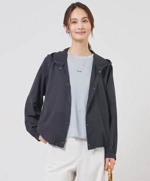  RELAXION Sheer ボイル フーデッド ジャケット