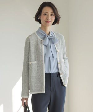  NEW TWEED ニット ジャケット