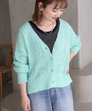  テープヤーンカーディガン
