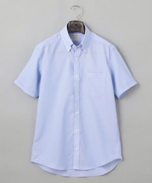 春夏向け【形態安定】SUMMERPREMIUMPLEATS_ボタンダウンカラー 半袖ドレスシャツ(25年モデル)