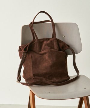  スエード2WAYトートバッグ(CE-1577)