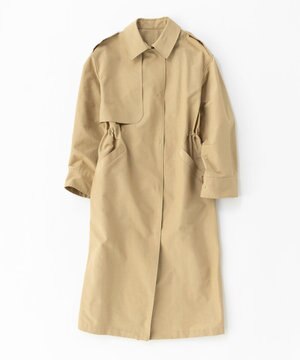 【撥水】【uncrave WHITE】プルーフグログラン ロングコート