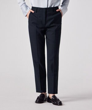  クラシカルチェック テーパードパンツ