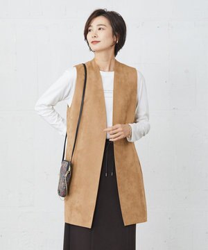  ソフィーヌスエード ジレ